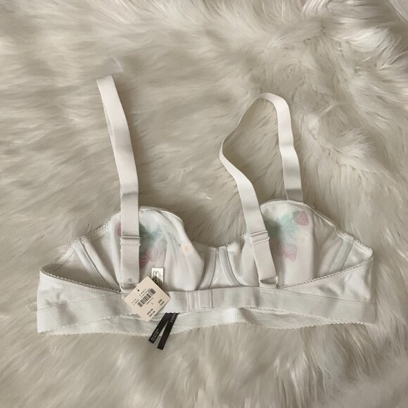 LYREBIRD CottonCloud Strawberry Embroidered Bra & Panty Set SZ LARGE - Picture 3 of 5